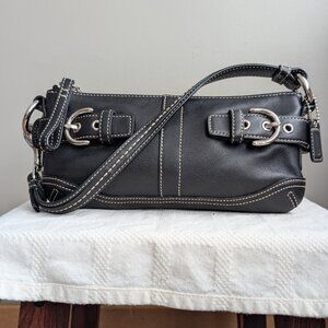 Rare Coach vintage leather mini shoulder bag